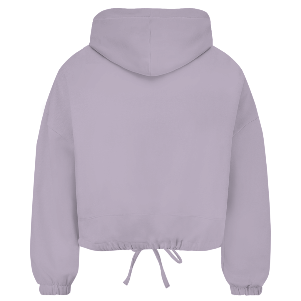 Damen Cropped Oversize Hoodie (Lips)