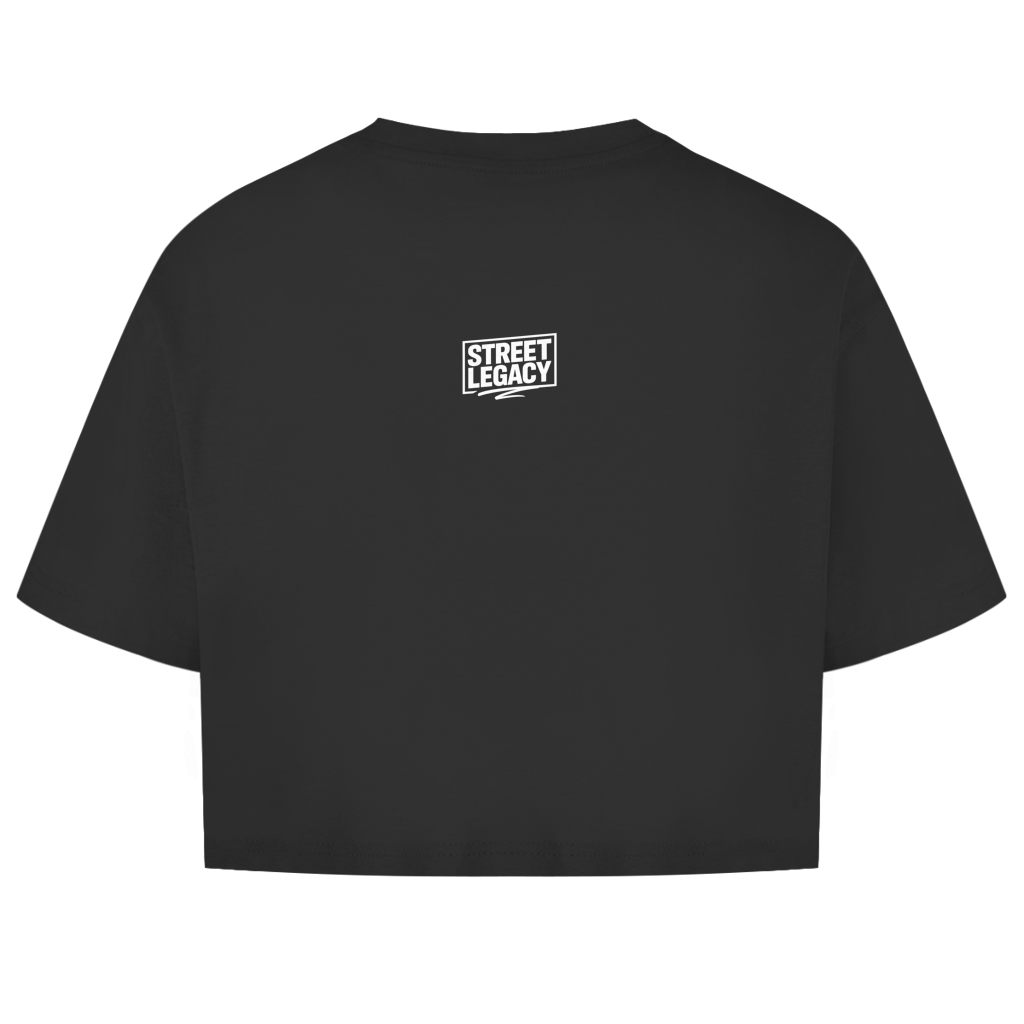 Damen Oversize Crop Top (Deutschland ist gut genuuug)