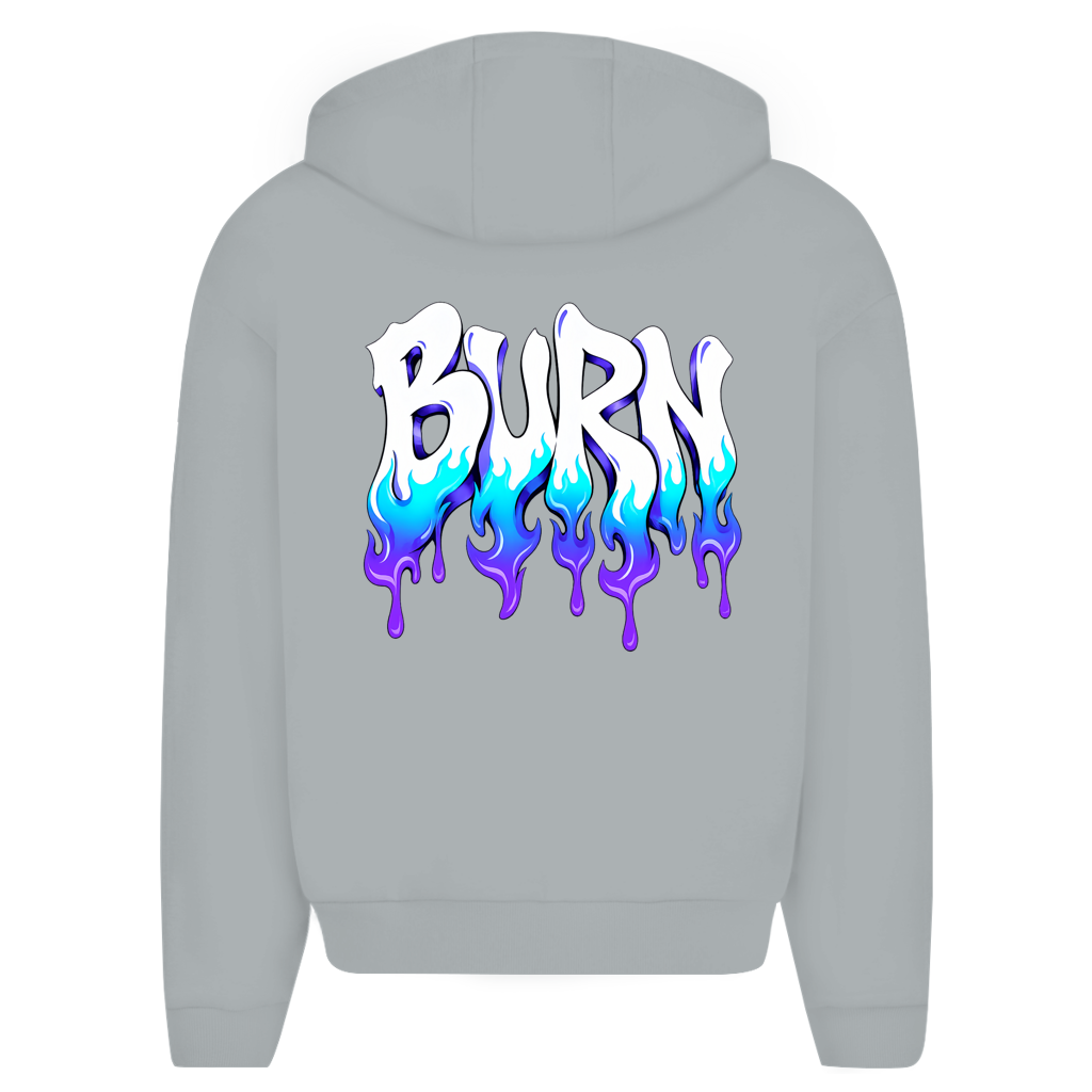 Herren Oversize Zipper Hoodie (Burn)Streetlegacy