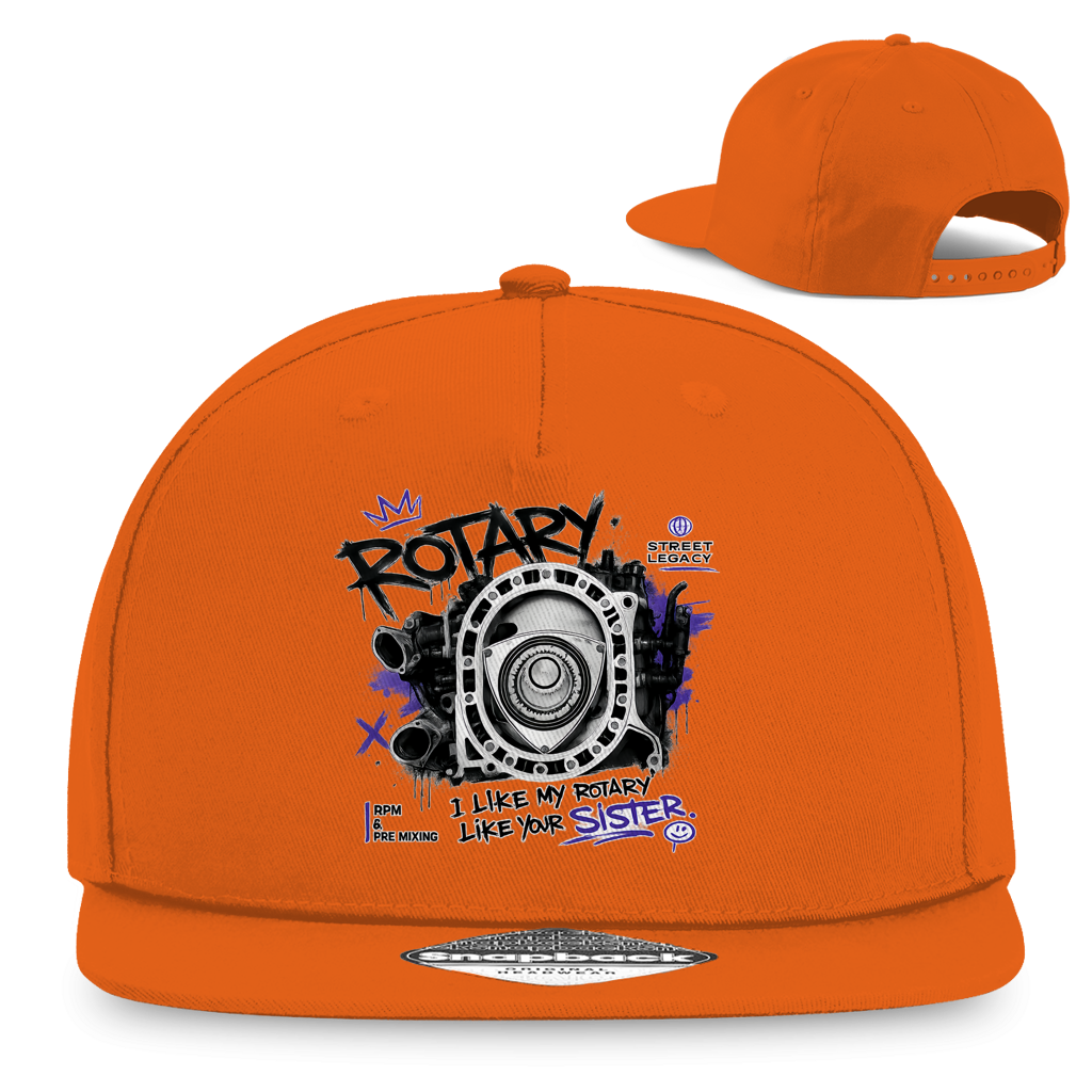 Snapback Rapper Cap (RPM Rotary) Streetlegacy