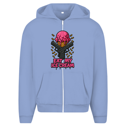Herren Oversize Zipper Hoodie (Eat my Ice cream)Streetlegacy