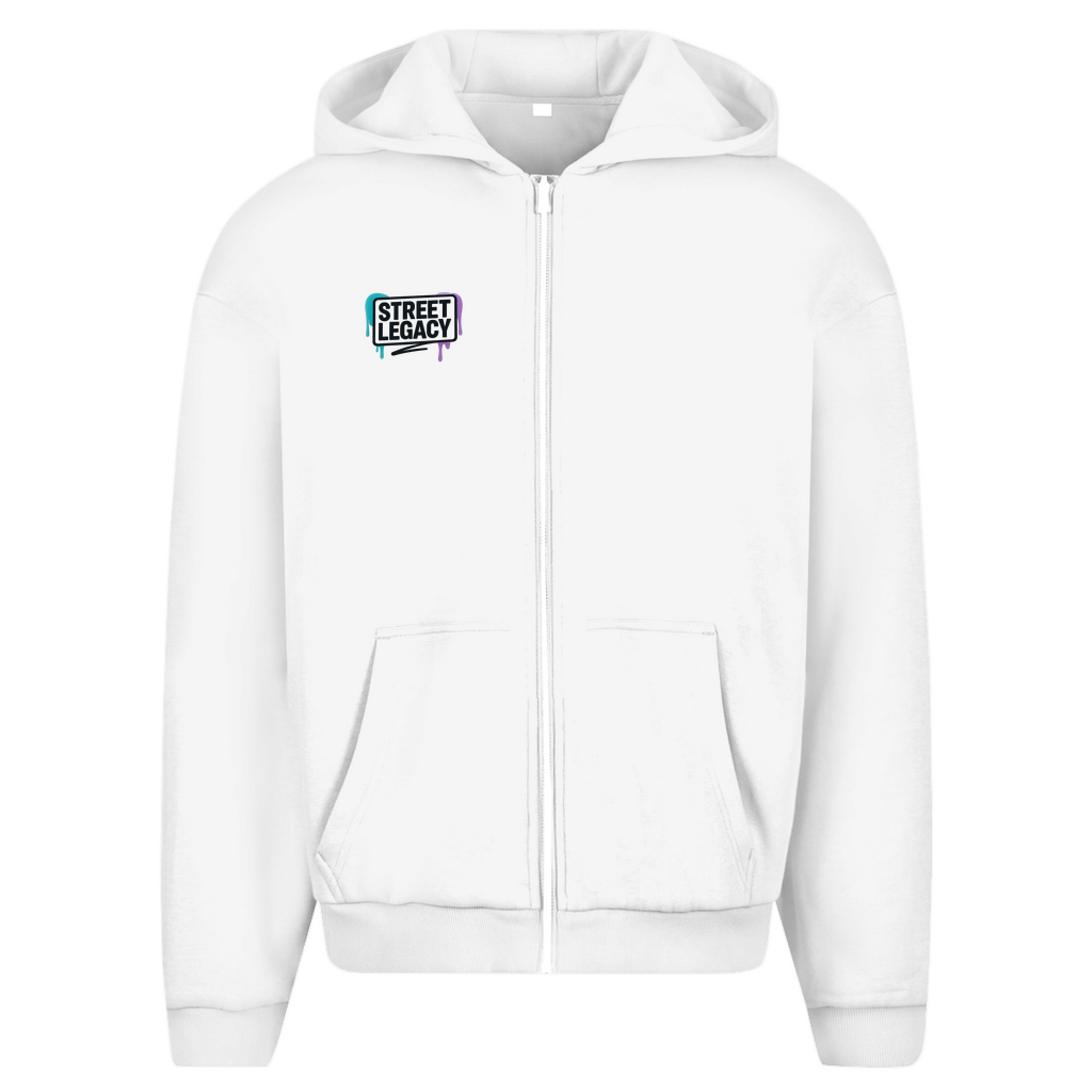 Oversize Zipper Hoodie Unisex (Streetlegacy Branding Collection)