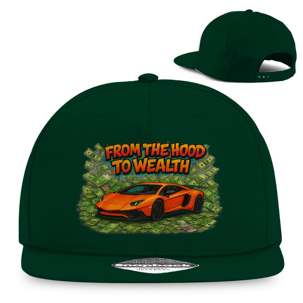 Snapback Rapper Cap (From the Hood to wealth)Streetlegacy