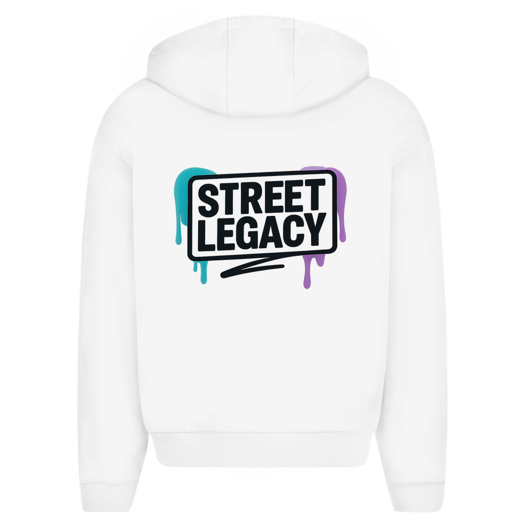 Oversize Zipper Hoodie Unisex (Streetlegacy Branding Collection)
