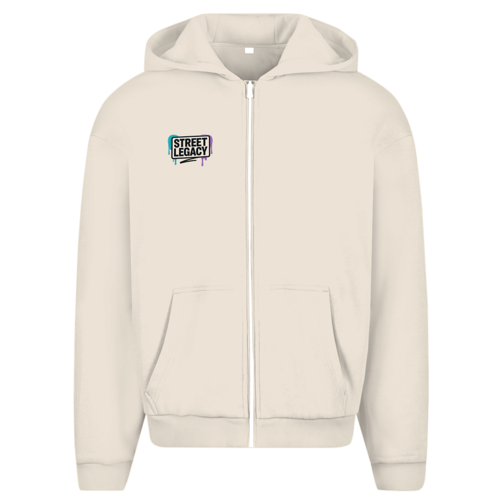 Oversize Zipper Hoodie Unisex (Streetlegacy Branding Collection)