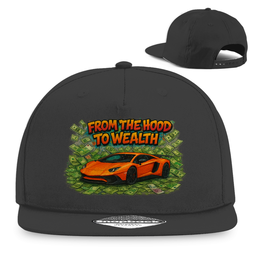 Snapback Rapper Cap (From the Hood to wealth)Streetlegacy