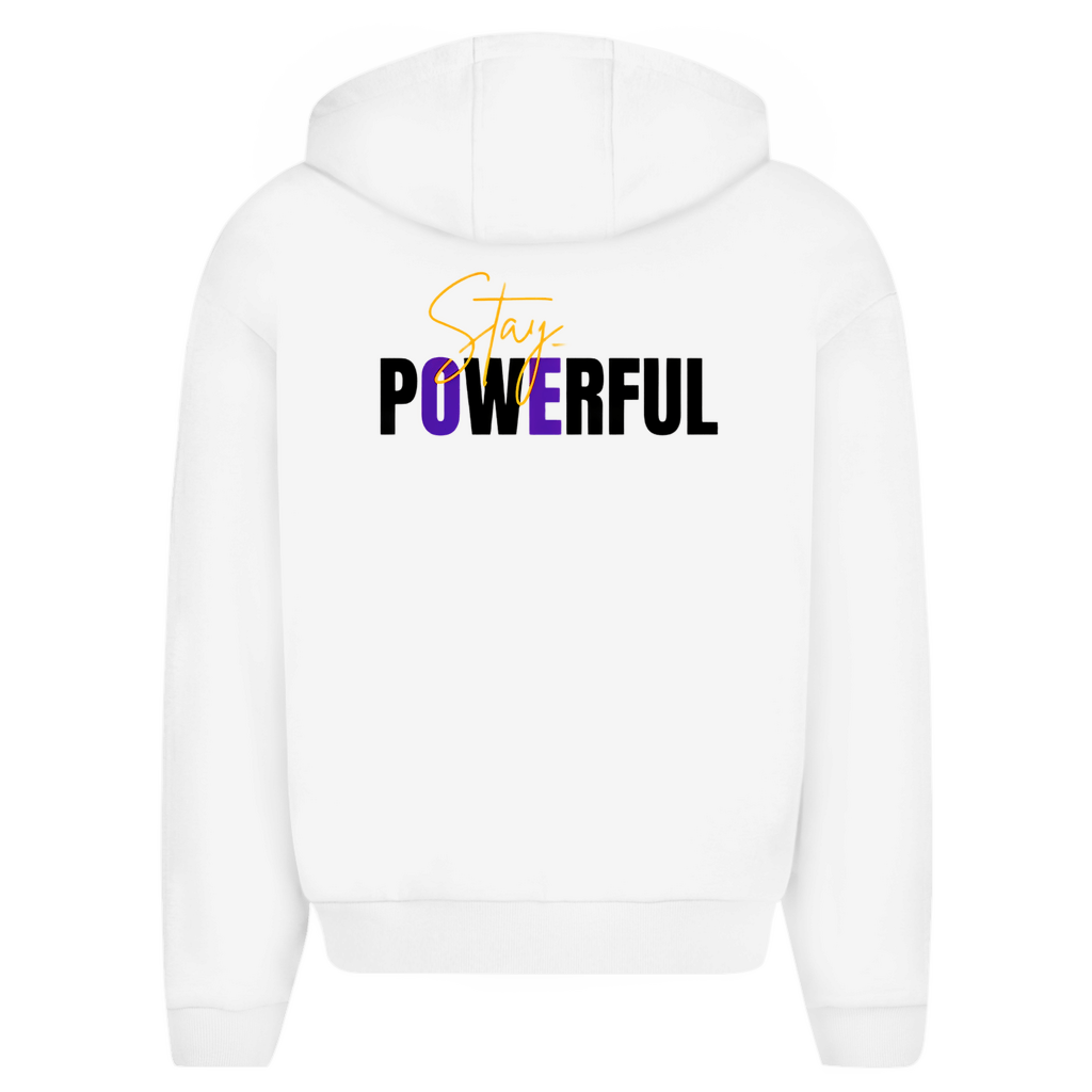 Herren Oversize Zipper Hoodie (Powerful) - Trend - Ink Old FashionHerren Oversize Zipper Hoodie (Powerful)