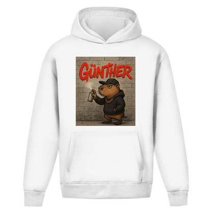 Oversize Hoodie Ohne Kordel (Günther das Capybara)Streetlegacy