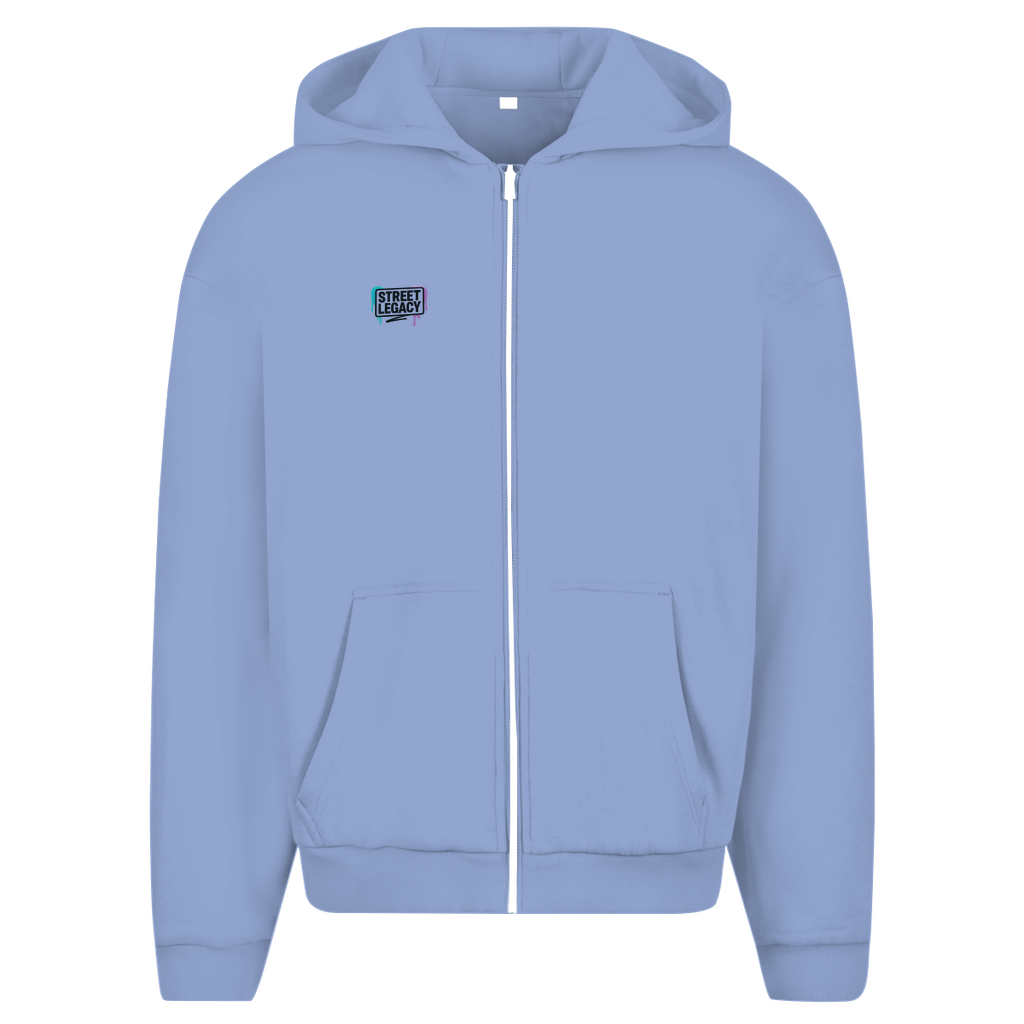 Herren Oversize Zipper Hoodie (Trading is like life - It always goes up and down)Streetlegacy