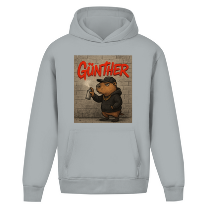 Oversize Hoodie Ohne Kordel (Günther das Capybara)Streetlegacy