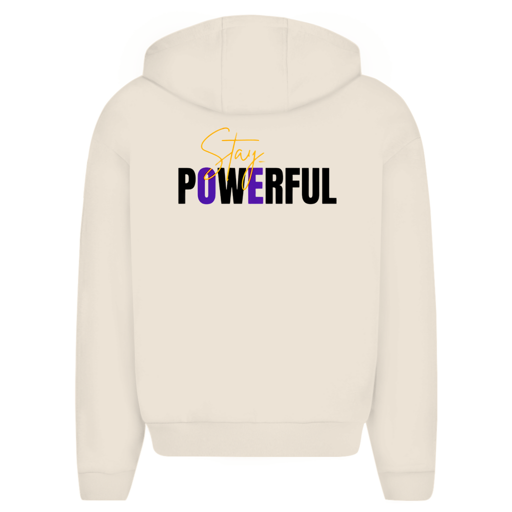 Herren Oversize Zipper Hoodie (Powerful) - Trend - Ink Old FashionHerren Oversize Zipper Hoodie (Powerful)