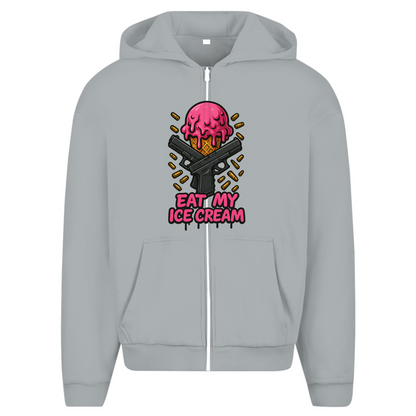 Herren Oversize Zipper Hoodie (Eat my Ice cream)Streetlegacy