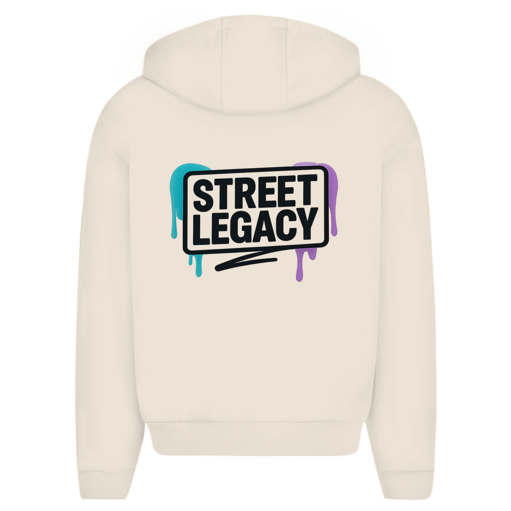 Oversize Zipper Hoodie Unisex (Streetlegacy Branding Collection)