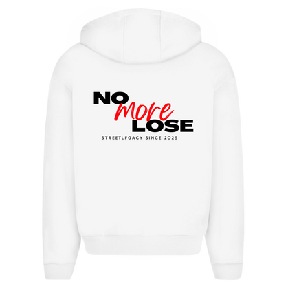 Herren Oversize Zipper Hoodie (No more lose)