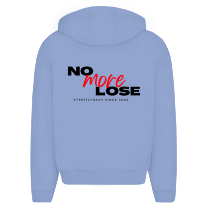 Herren Oversize Zipper Hoodie (No more lose)