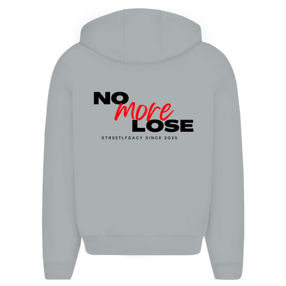 Herren Oversize Zipper Hoodie (No more lose)