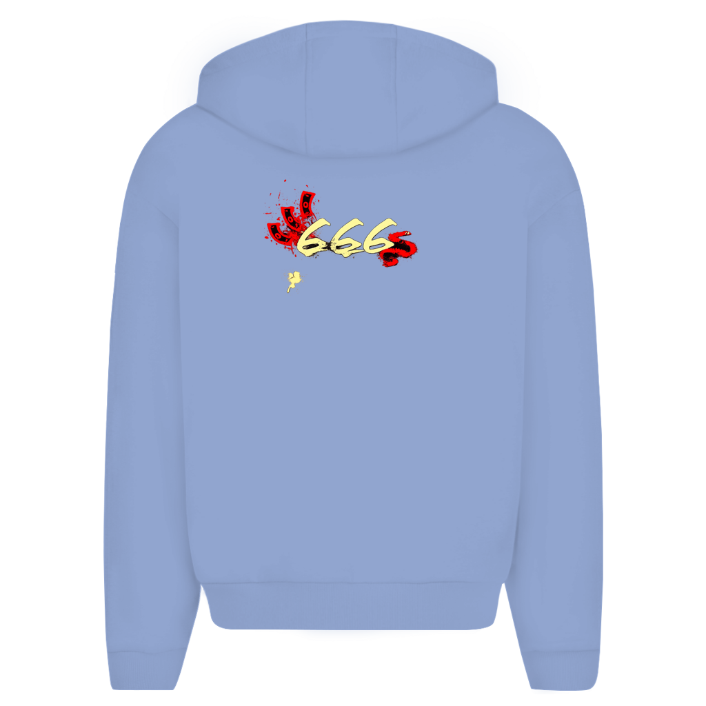 Herren Oversize Zipper Hoodie (666)Streetlegacy