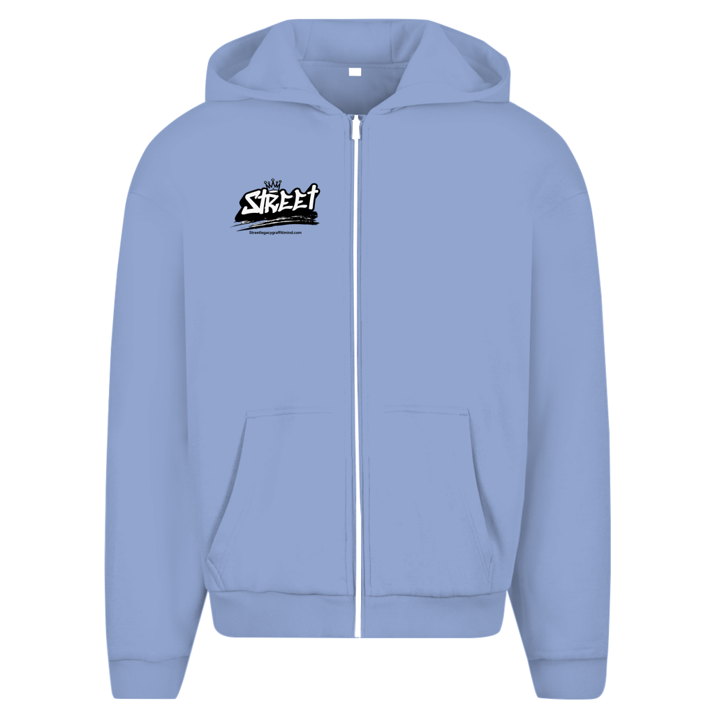 Herren Oversize Zipper Hoodie (Work for nice sports cars)