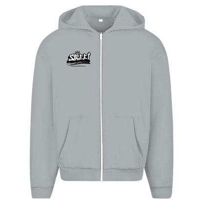 Herren Oversize Zipper Hoodie (Work for nice sports cars)