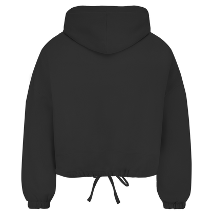 Damen Cropped Oversize Hoodie (Lips)