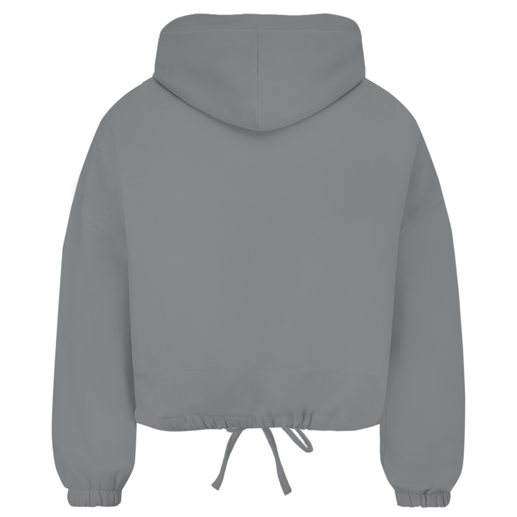 Damen Cropped Oversize Hoodie (Lips)