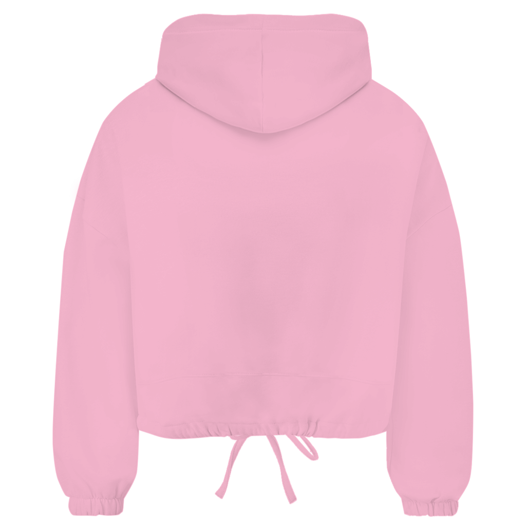 Damen Cropped Oversize Hoodie (Lips)