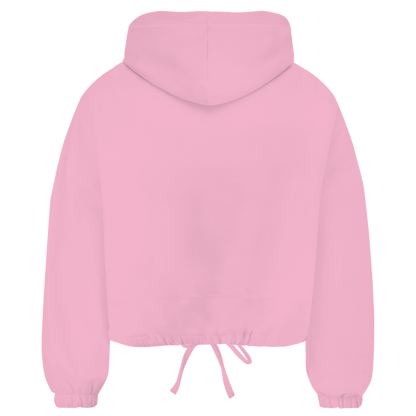 Damen Cropped Oversize Hoodie (Lips)