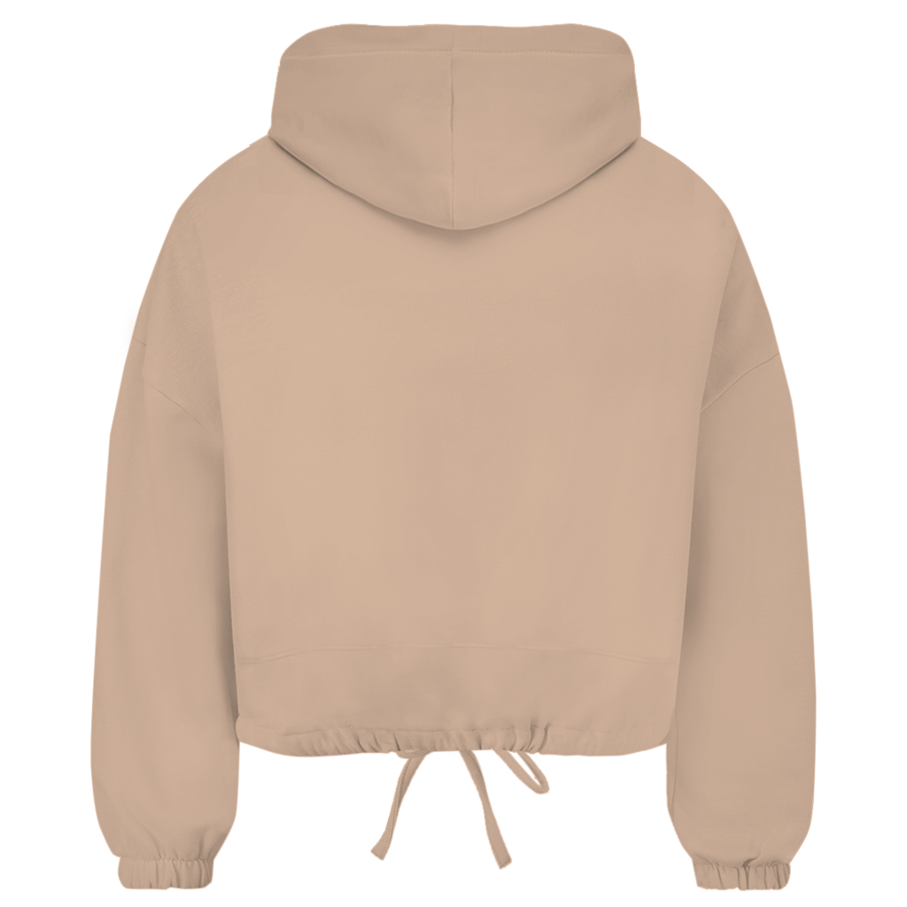 Damen Cropped Oversize Hoodie (Lips)