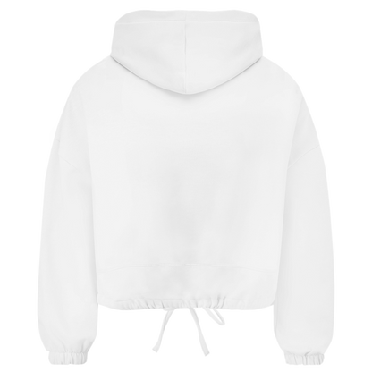 Damen Cropped Oversize Hoodie (Lips)