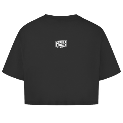 Damen Oversize Crop Top (Deutschland ist gut genuuug)