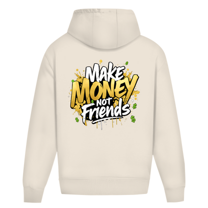 Oversize Hoodie Herren Ohne Kordel  (Make Money Not Friends)Streetlegacy