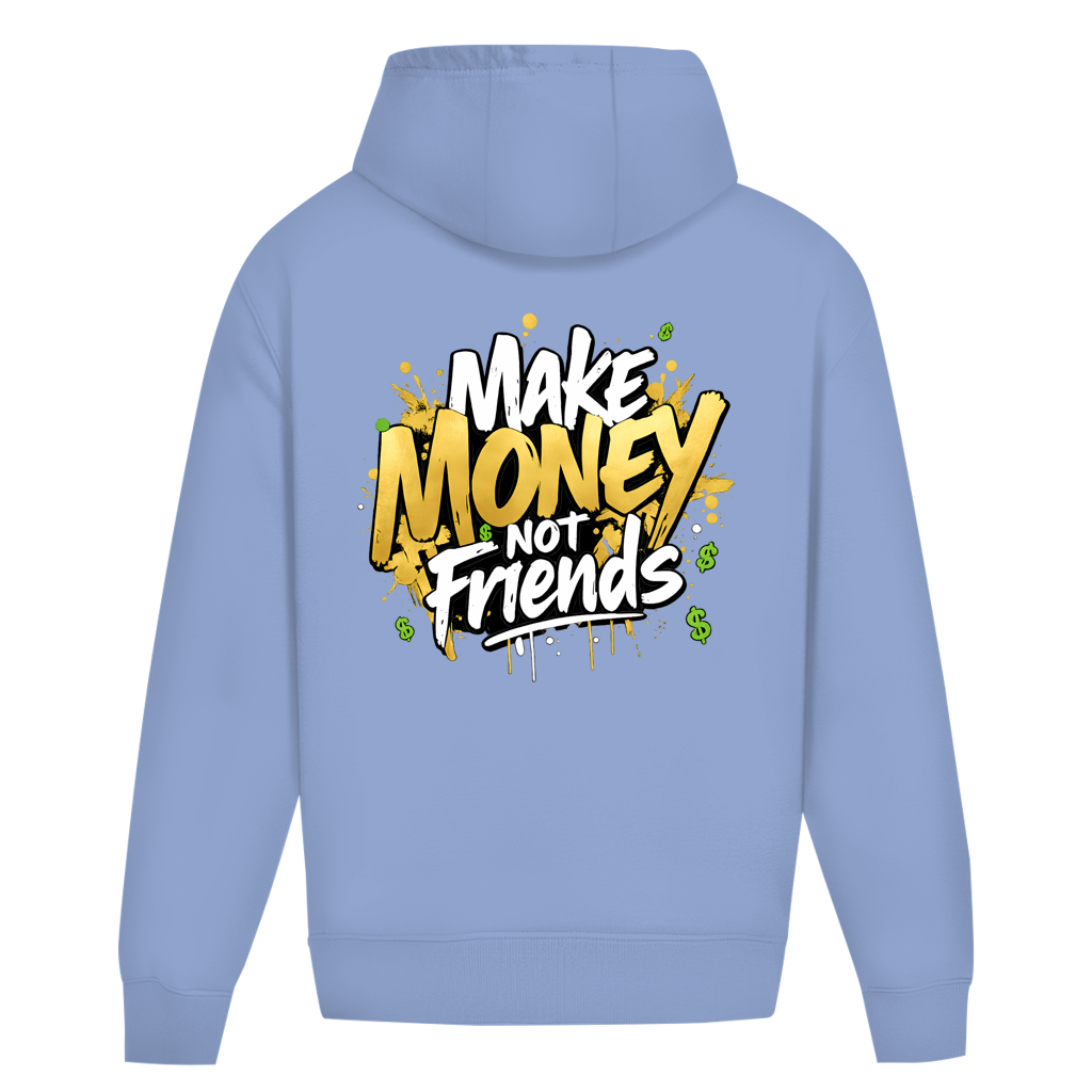 Oversize Hoodie Herren Ohne Kordel  (Make Money Not Friends)Streetlegacy