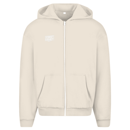 Herren Oversize Zipper Hoodie (Grind Hard) Streetlegacy