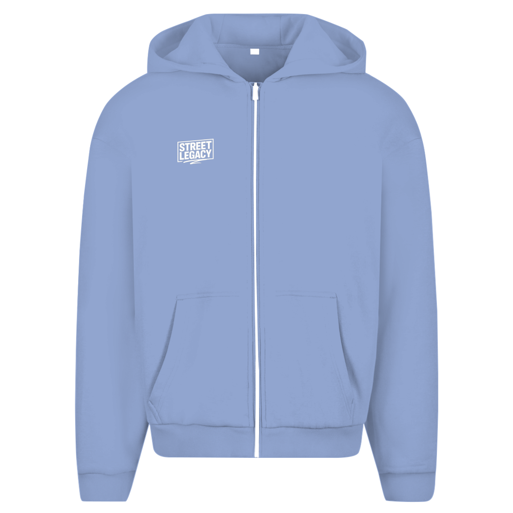 Herren Oversize Zipper Hoodie (Grind Hard) Streetlegacy