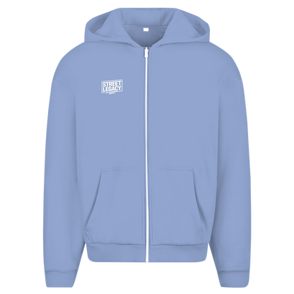 Herren Oversize Zipper Hoodie (Grind Hard) Streetlegacy