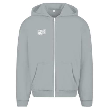 Herren Oversize Zipper Hoodie (Grind Hard) Streetlegacy