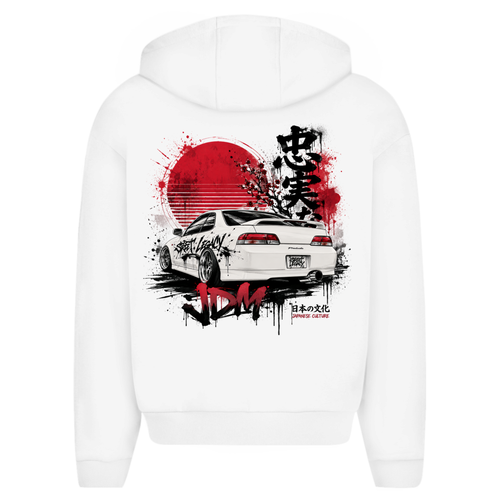 Herren Oversize Zipper Hoodie Unisex (Prelude JDM Culture)Streetlegacy