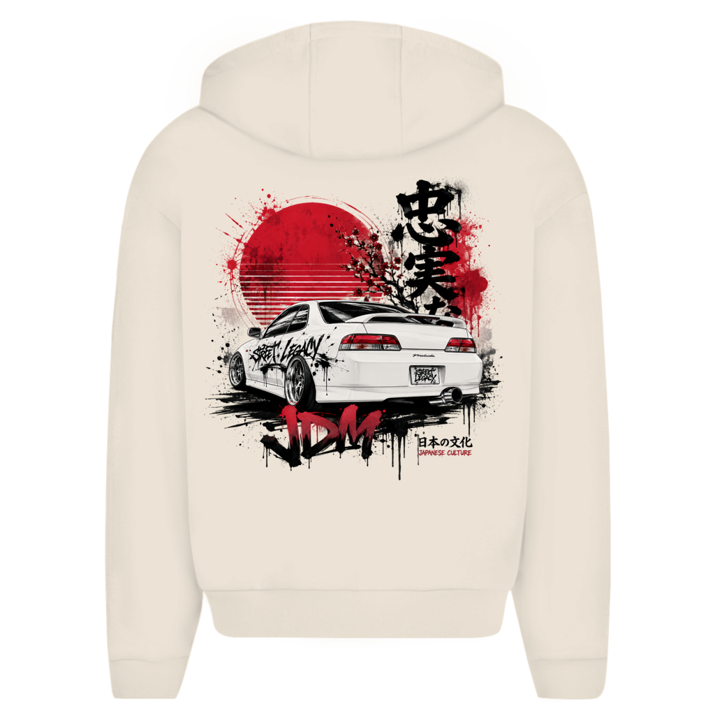 Herren Oversize Zipper Hoodie Unisex (Prelude JDM Culture)Streetlegacy