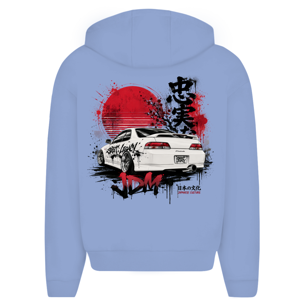 Herren Oversize Zipper Hoodie Unisex (Prelude JDM Culture)Streetlegacy