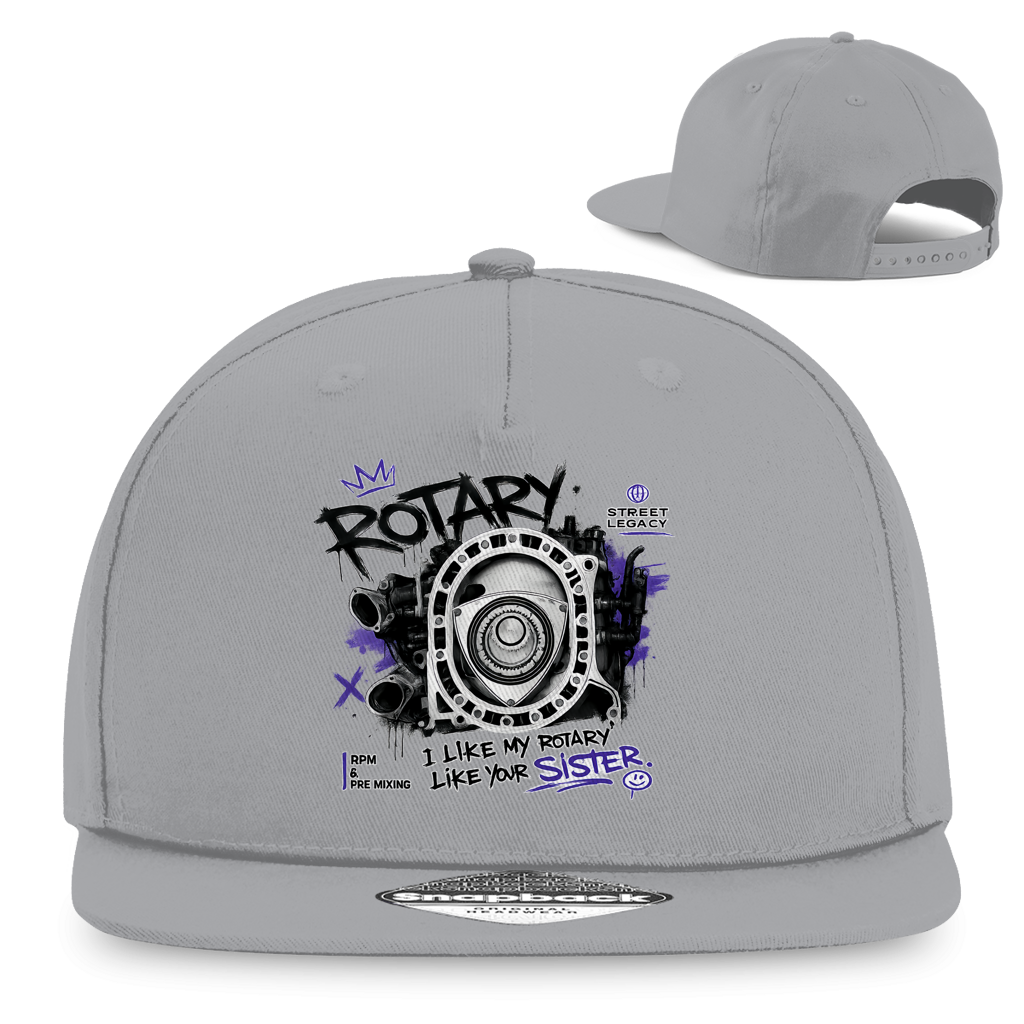 Snapback Rapper Cap (RPM Rotary) Streetlegacy
