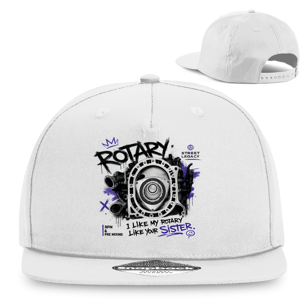 Snapback Rapper Cap (RPM Rotary) Streetlegacy