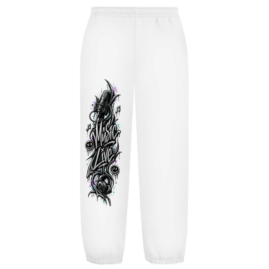 Oversize Fluffy Sweatpants Unisex(Music Live) Streetlegacy