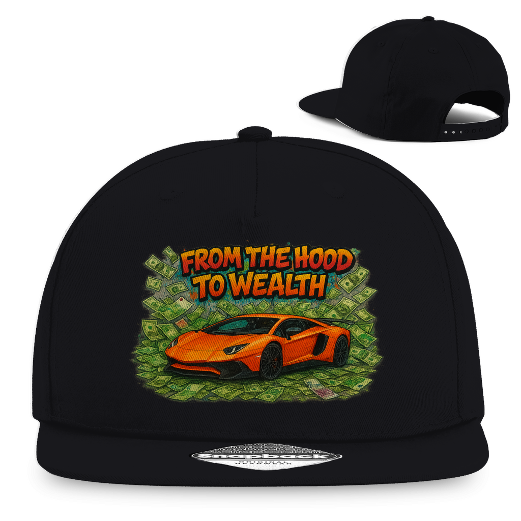 Snapback Rapper Cap (From the Hood to wealth)Streetlegacy
