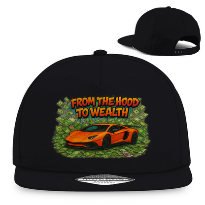 Snapback Rapper Cap (From the Hood to wealth)Streetlegacy