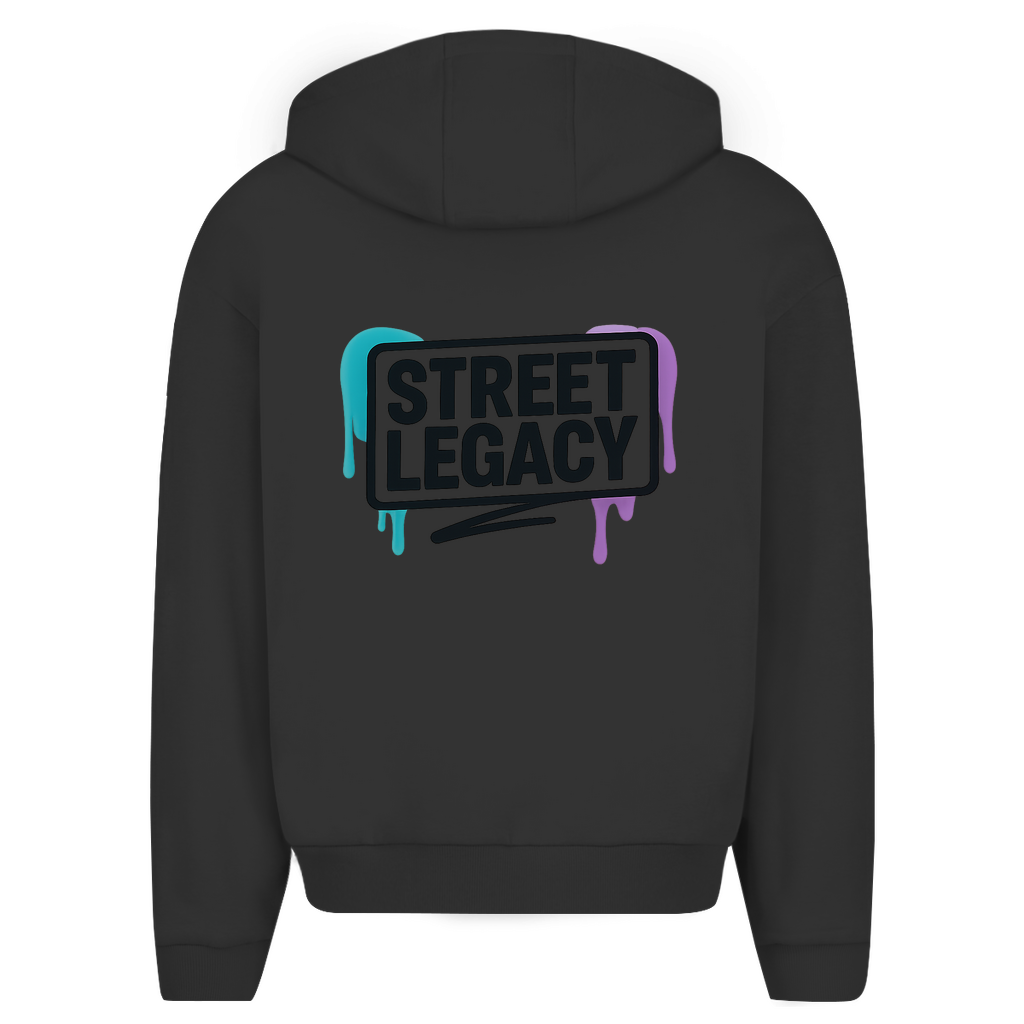 Oversize Zipper Hoodie Unisex (Streetlegacy Branding Collection)