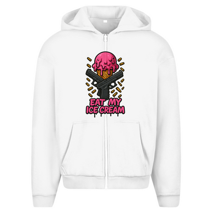 Herren Oversize Zipper Hoodie (Eat my Ice cream)Streetlegacy