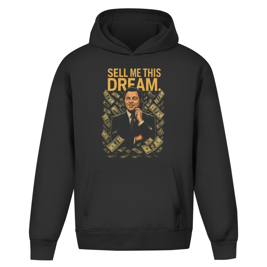 Oversize Hoodie Ohne Kordel (Sell Me This Dream) - Trend - Ink Old FashionOversize Hoodie Ohne Kordel (Sell Me This Dream)