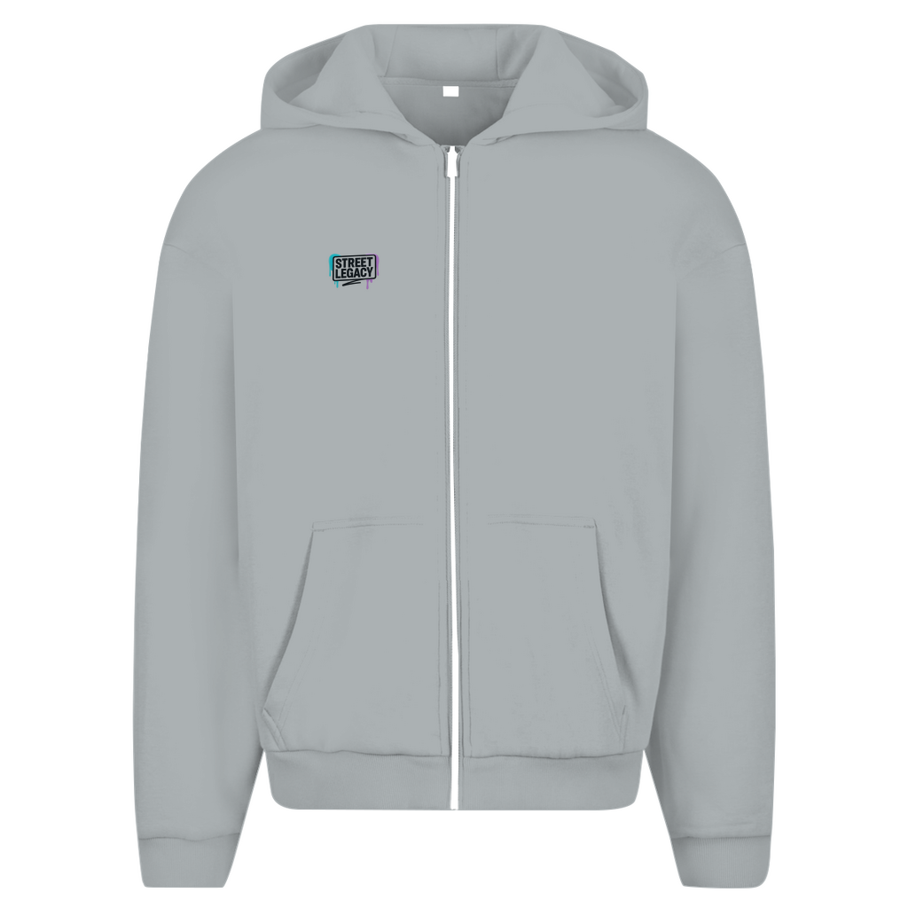Herren Oversize Zipper Hoodie (Trading is like life - It always goes up and down)Streetlegacy