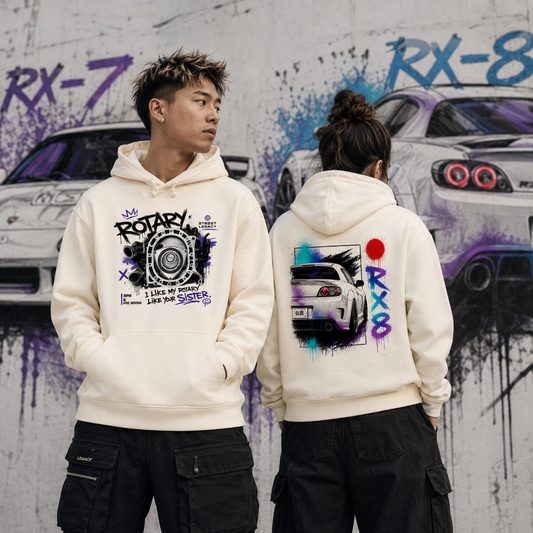 HigherBlanks Premium Hoodie Herren (RX8 Rotary) Streetlegacy