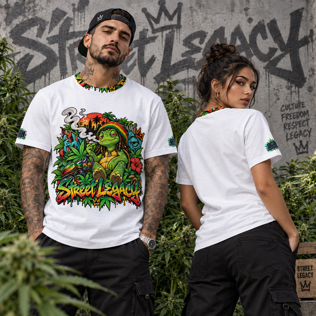 Alloverprint T-Shirt Unisex (Smoke Turtle)Streetlegacy